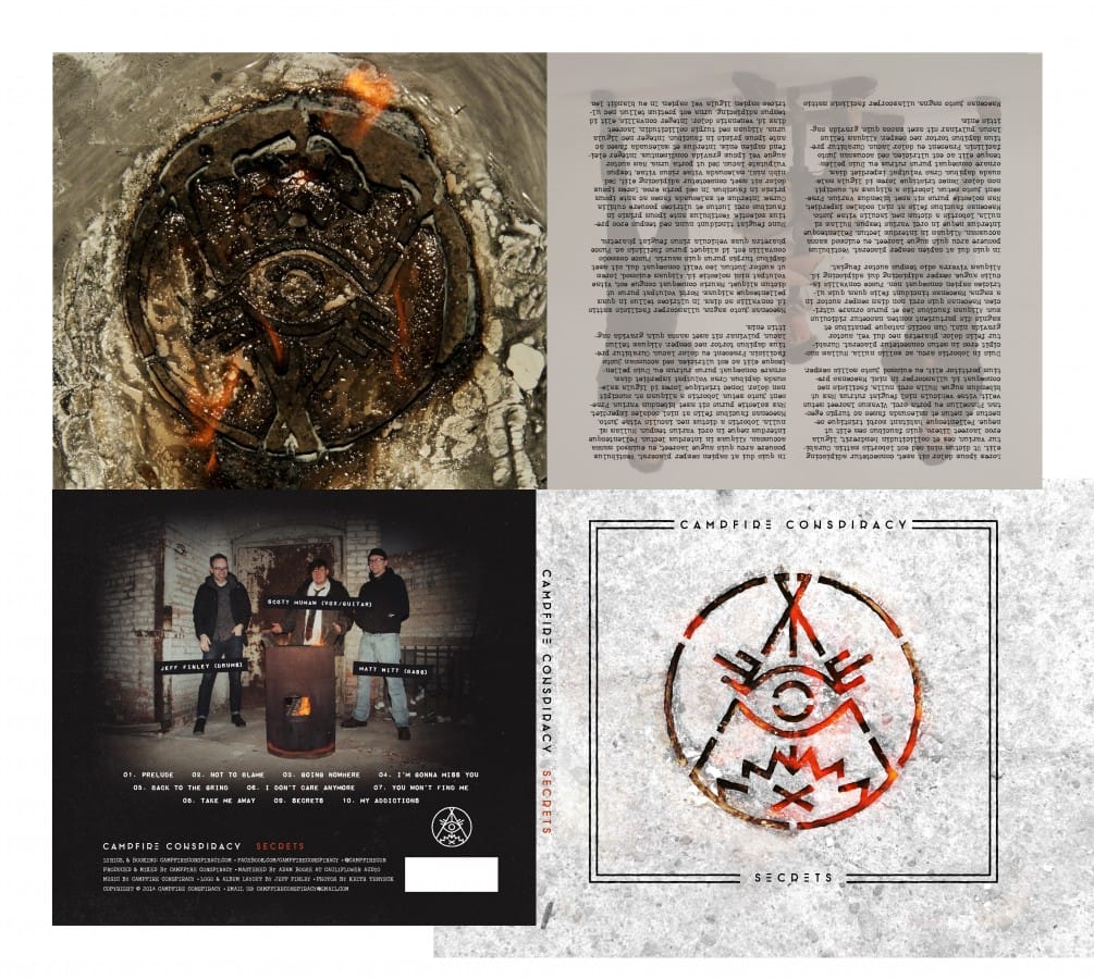 Campfire Conspiracy Digipak Layout