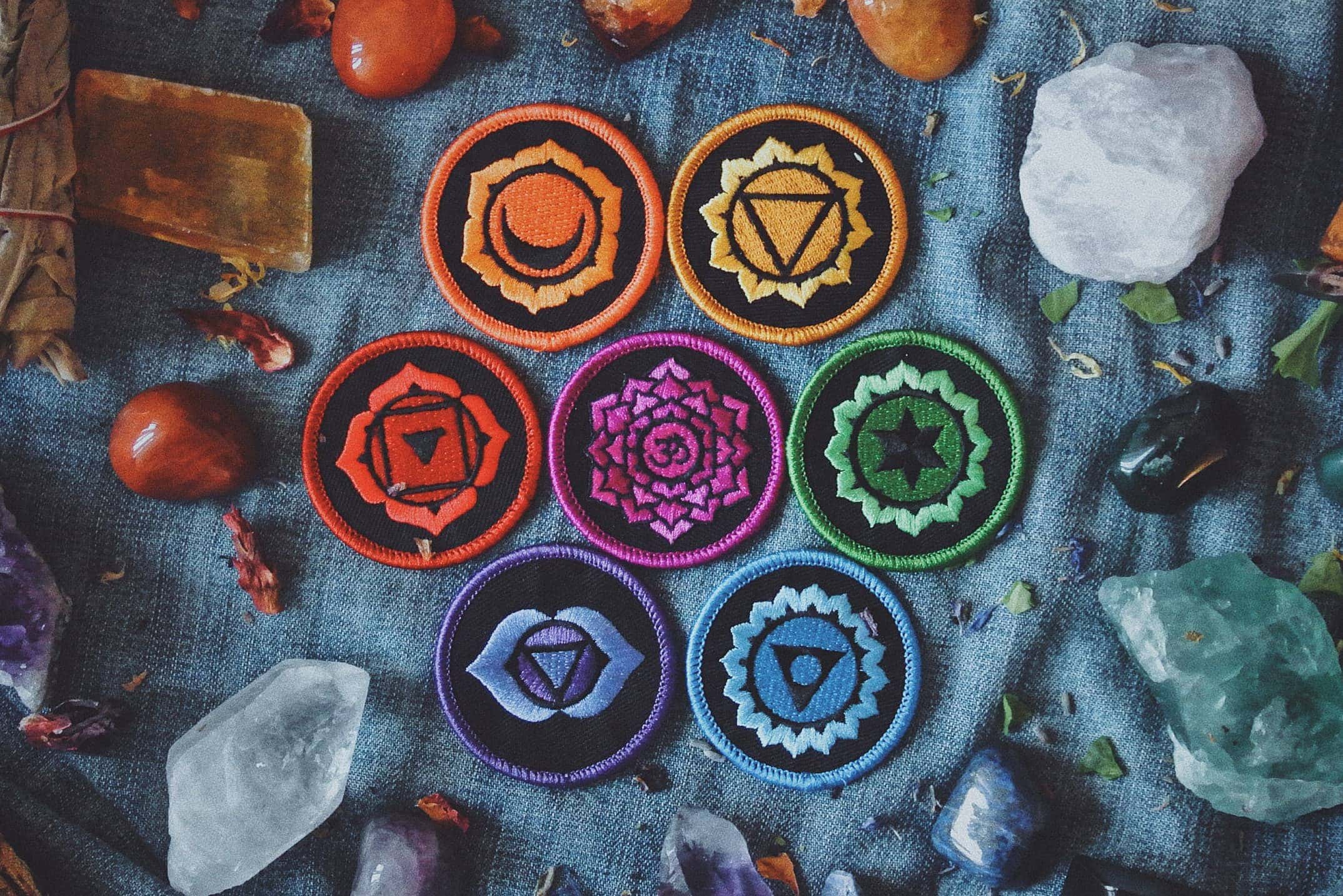 Beautiful chakra patches gift set