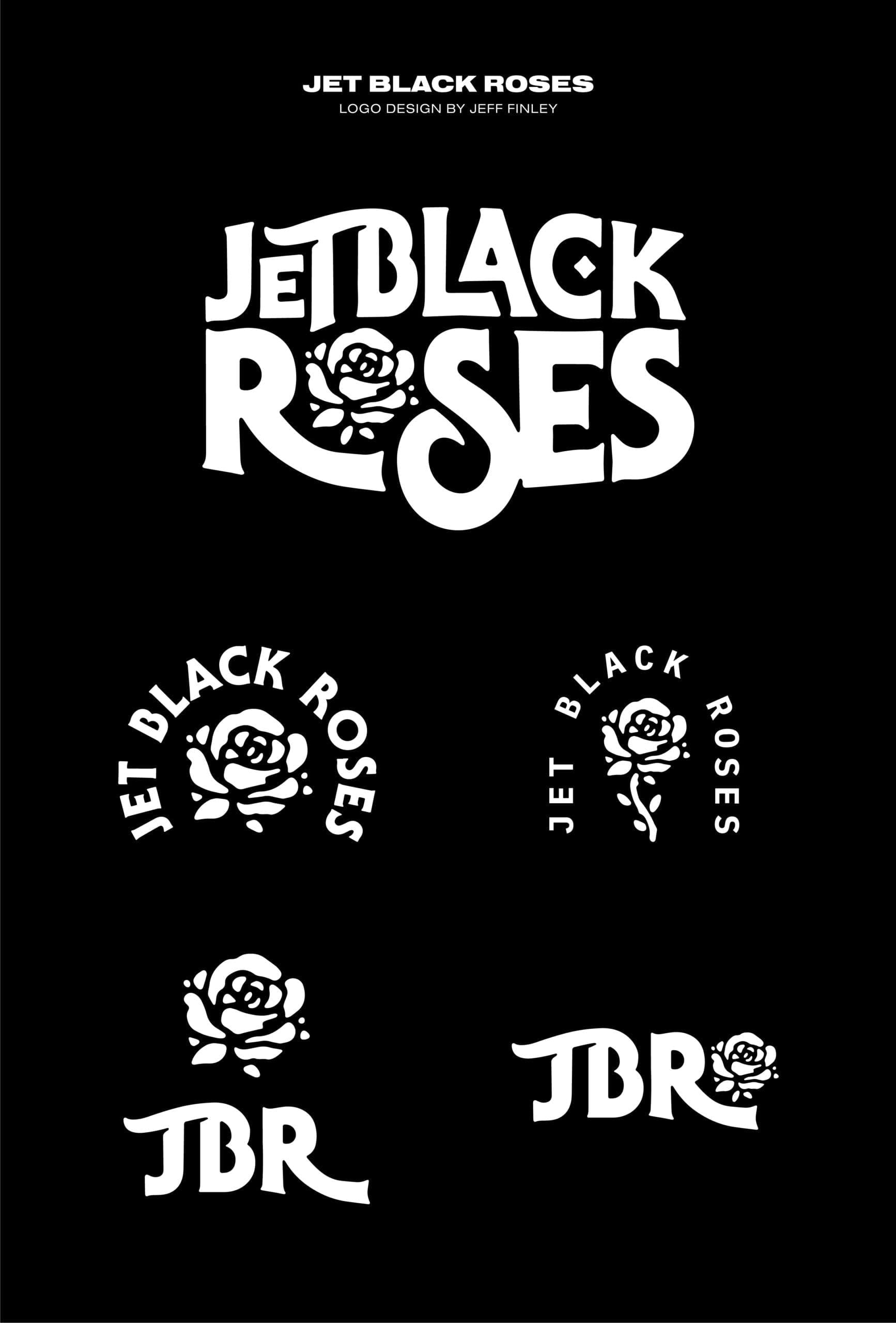 Jet Black Roses Logo