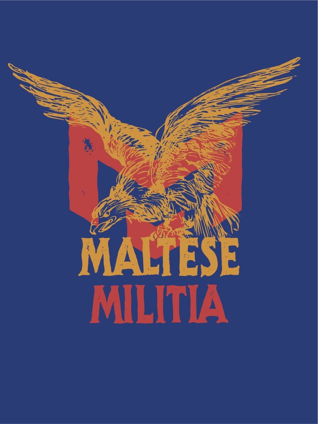 Maltese Militia Eagle Shirt Design