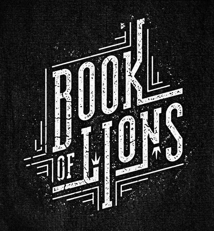 Book of Lions - Lettering