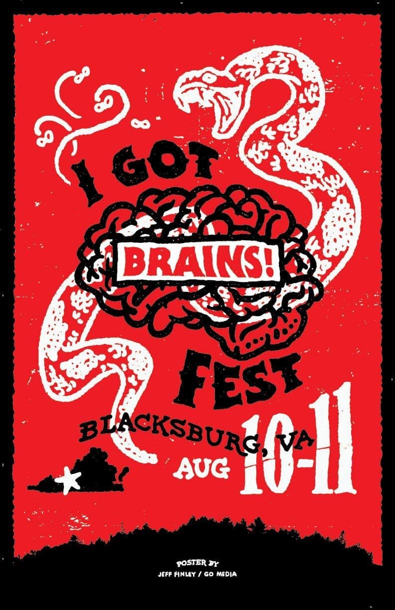 I Got Brains Fest design by Jeff Finley