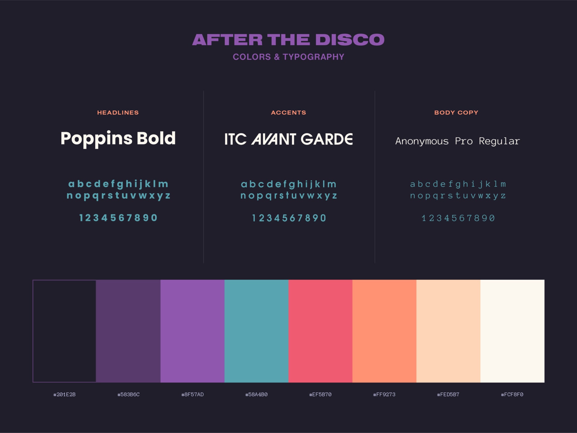 After the Disco colors