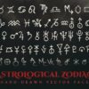 astrological zodiac vector pack
