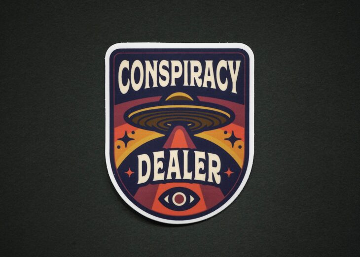 Conspiracy Dealer Sticker 1