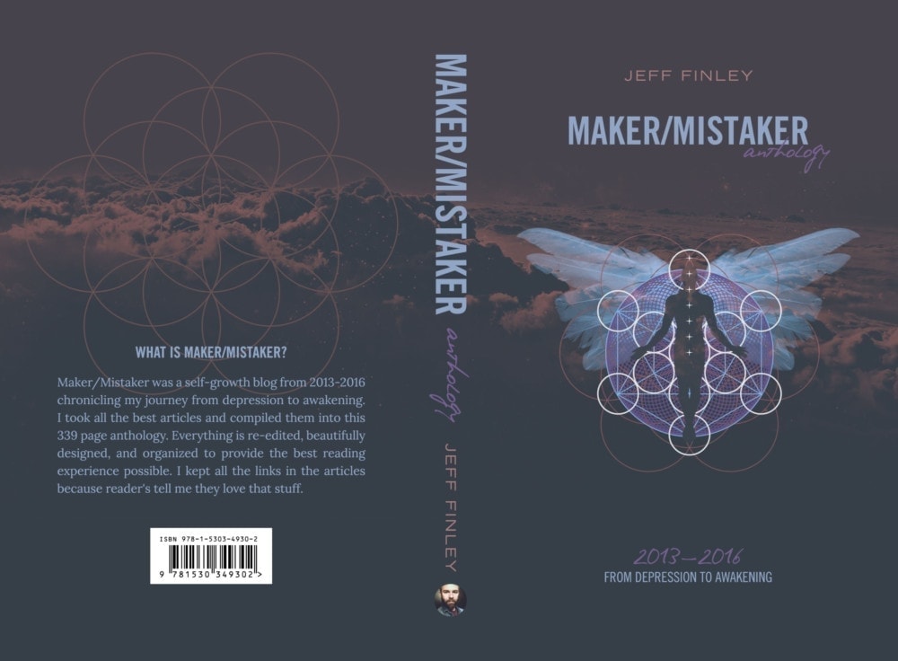 Maker/Mistaker book cover layout