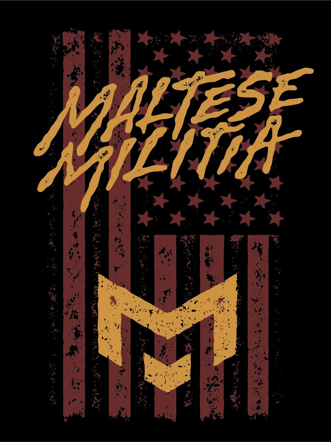 Maltese Militia shirt design by Jeff Finley