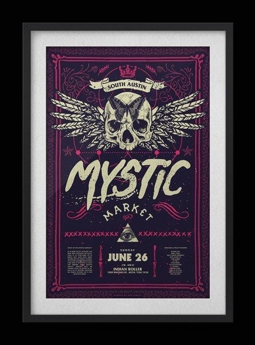 South Austin Mystic Market Poster