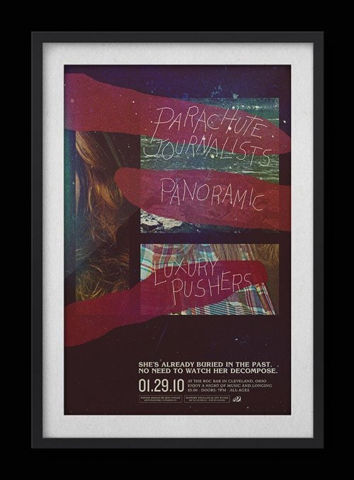 Parachute Journalists Poster by Jeff Finley