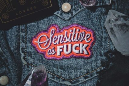 Sensitive as Fuck Patch - Punk/Emo Fashion Accessory
