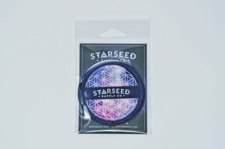 Starseed Magnet (Flower of Life) - 3" Metaphysical Refrigerator or Car Magnet