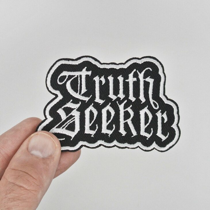 Truth Seeker Patch - White